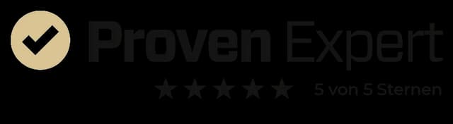 ProvenExpert Logo mit 5,0 Sterne